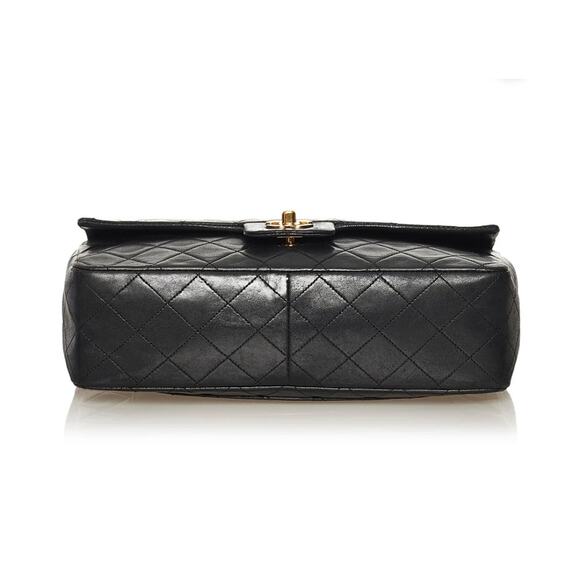 CHANEL CC Timless MATELASSE 34 Single Flap Double Chain Shoulder Bag Lambskin - Picture 4 of 16